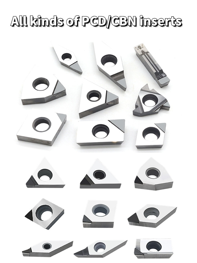 Hot sale CBN turning blade DCGW 11T302 CBN inserts for cnc tools