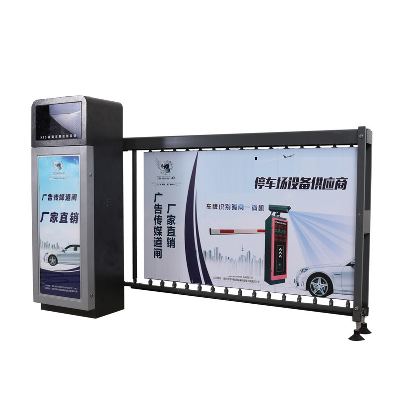 Outdoor Used Car Parking Lot Barrier Gates Advertising Automatic Barrier Gate