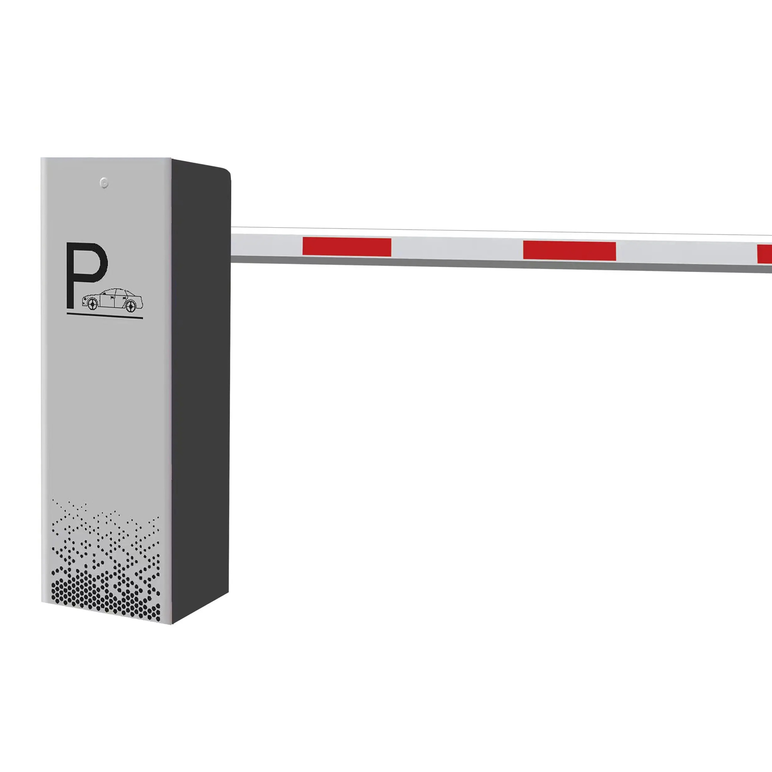 High Quality Remote Control Parking Lot Barrier Gate with folded barrier arm