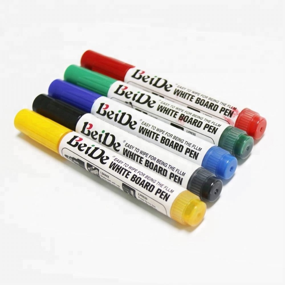 Custom 6mm tip 8g ink refillible Dry erasable marker whiteboard marker For office