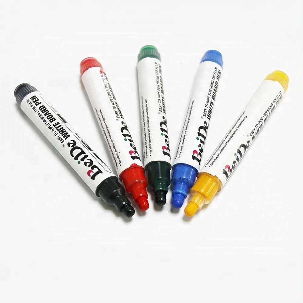 Custom 6mm tip 8g ink refillible Dry erasable marker whiteboard marker For office