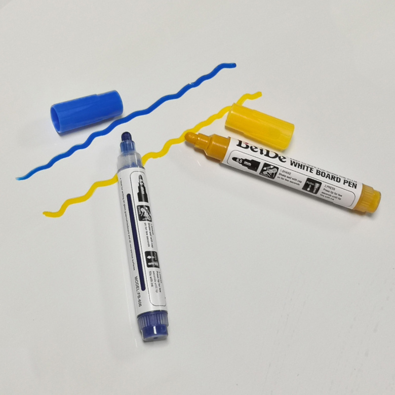 Custom 6mm tip 8g ink refillible Dry erasable marker whiteboard marker For office