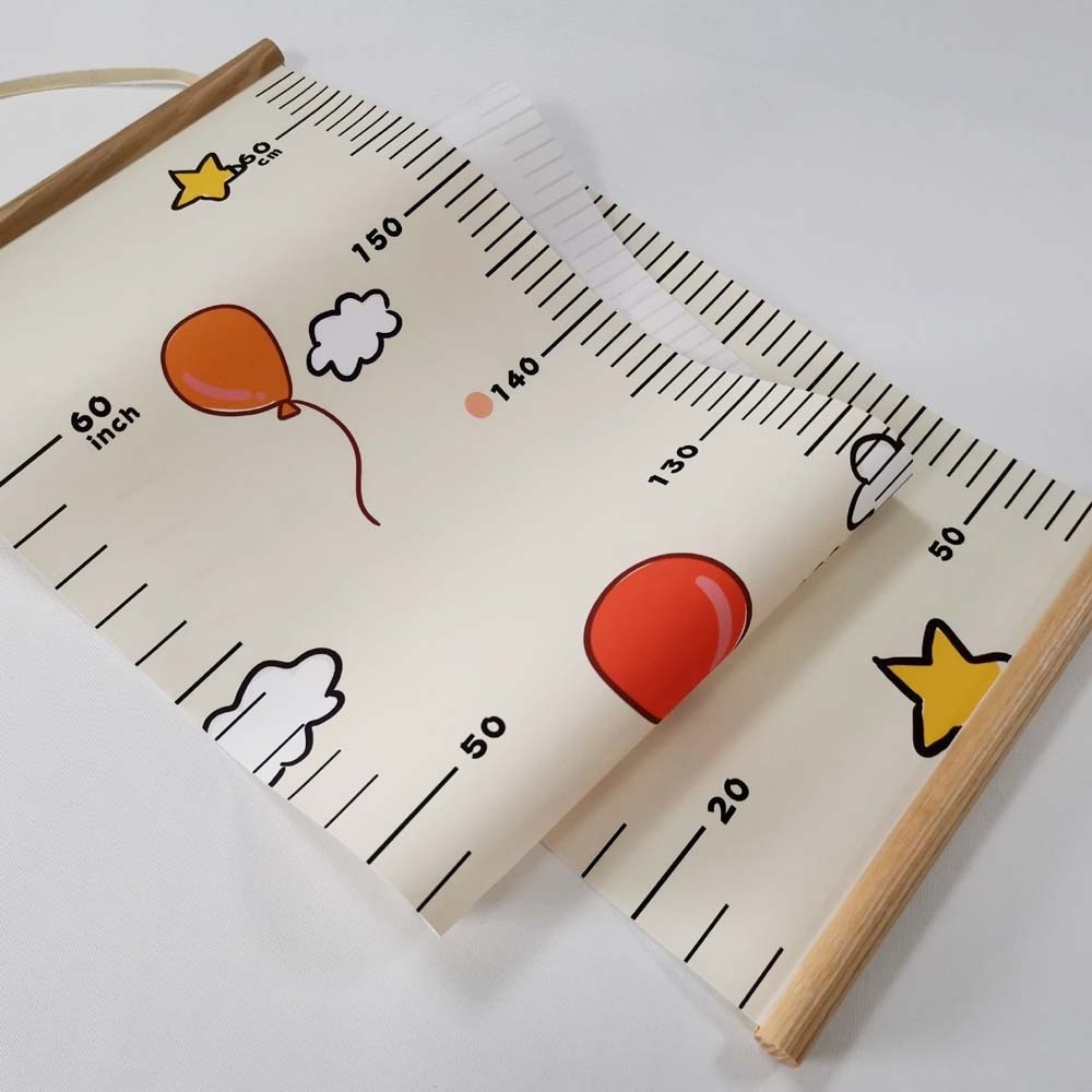 High Resolution Printing Baby Kids Gift Nursery Height Growth Measurement Chart Wall Sticker