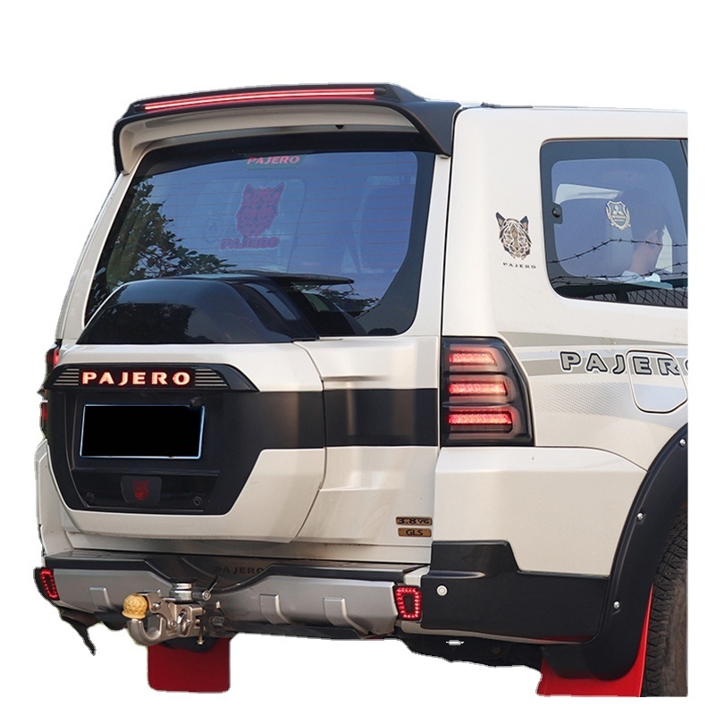 Spoilers & Wings Signal Blinker Auto Tail Spoiler Shogun Back Top Fixed Wind Wing  For Mitsubishi Pajero    V97 V93