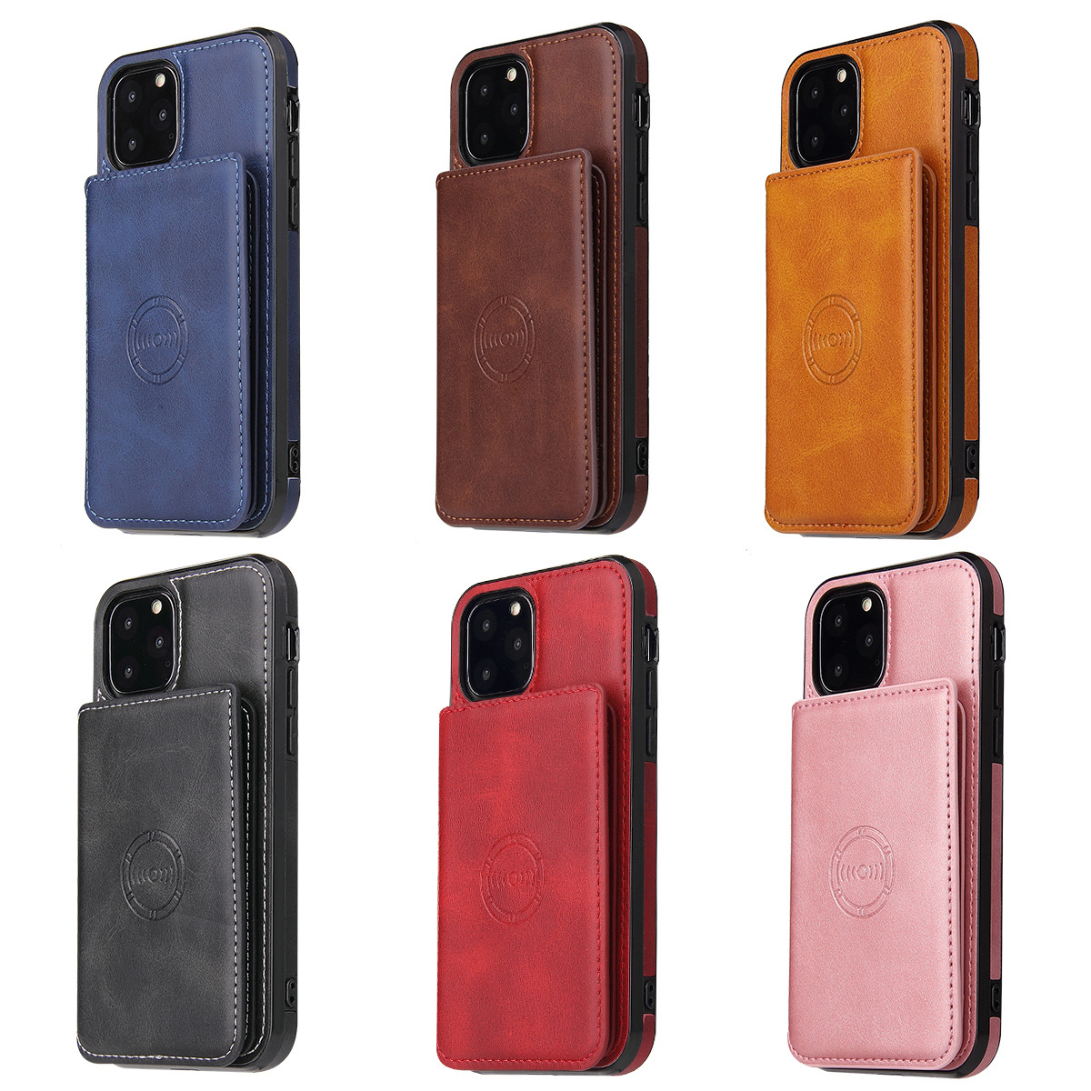 ShanHai Leather Wallet Phone Case For iPhone 12 11 Pro MAX 6 6S 7 8 Plus Card Slot Phone Case For iPhone 11 Flip Cover