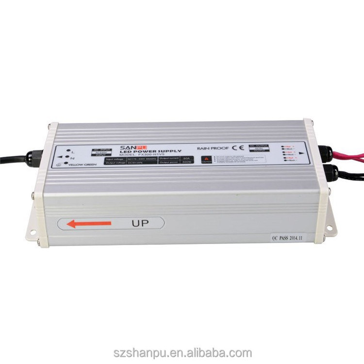 SANPU SMPS 300W 5V 60A Constant Voltage LED Power Supply Driver, 110V AC to DC Transformer IP65 Rainproof