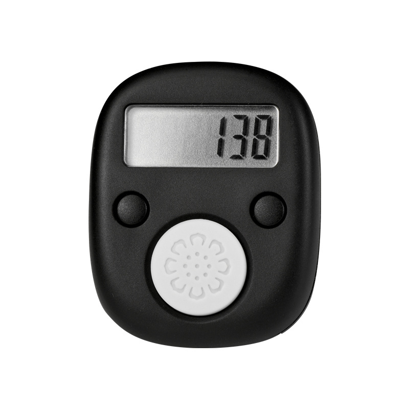 Clicker 6 Digit Number Counters Plastic Shell Hand Finger Display Manual Counting Tally with LED light