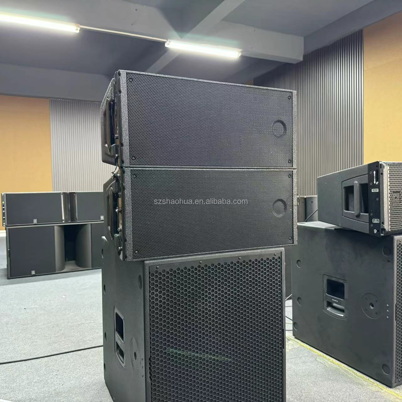 HDL 20-A dual 10 inch active two-way line array speakers professional audio passive powered sound system rcf speakers