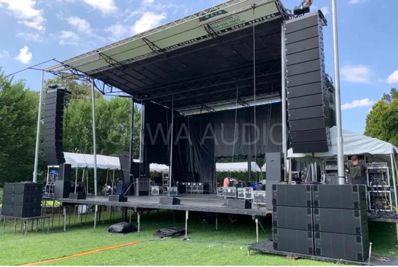 Wpl 12 inch three way passive line array speakers professional audio stage Martin audio for concert