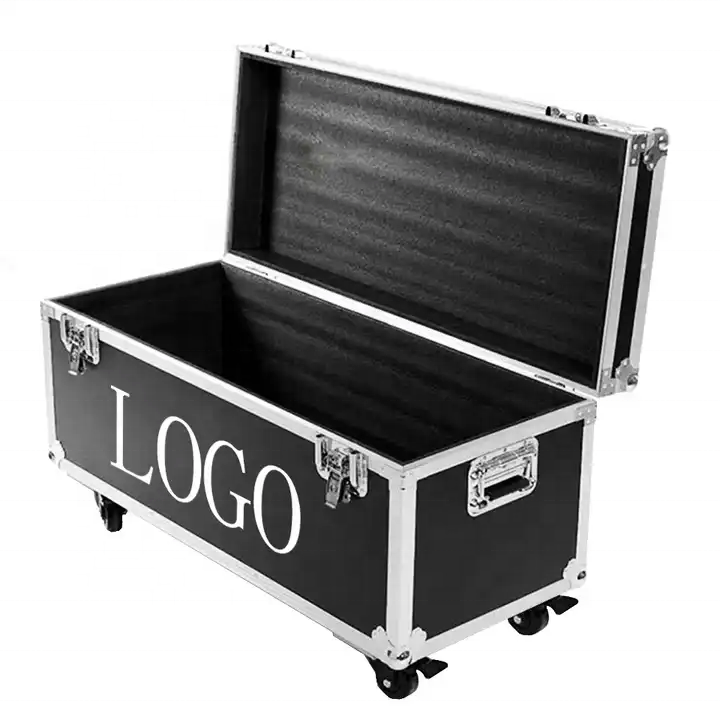 Customizable Dimension Large Equipment Carrying Flight Case with Foam Interior Hard Aluminum Road Case with Wheels