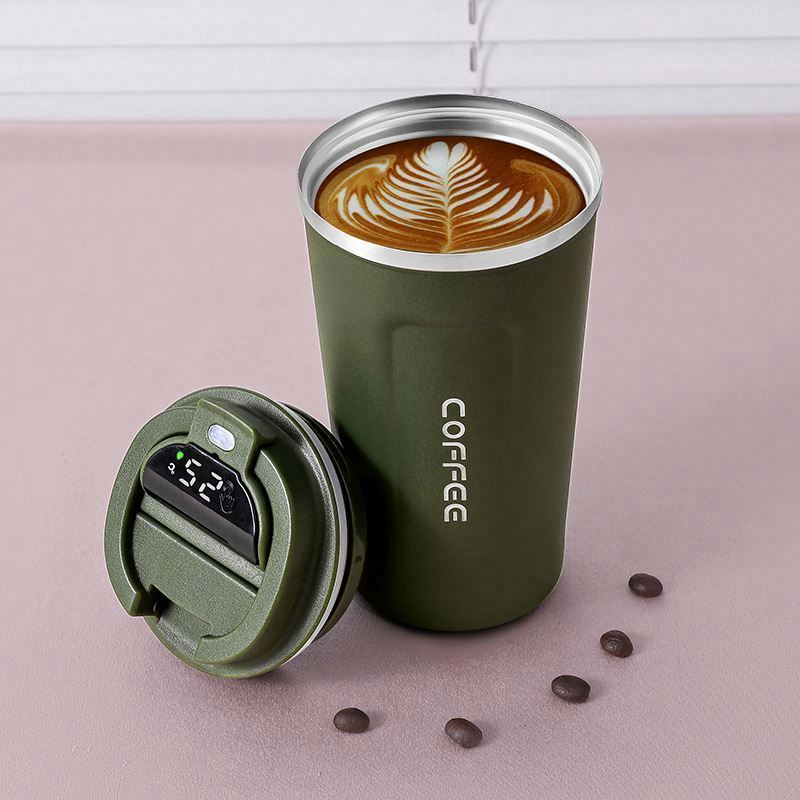 380ml/510ml double wall powder coating insulated coffee mugs stainless steel tumbler cups wholesale in bulk