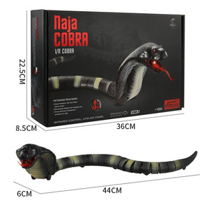 Wholesale Remote2 Control Snake 2021 Plastic Realistic Snake Toys RC Animal Toy Halloween Funny Radio Control Rc Toy For Kids