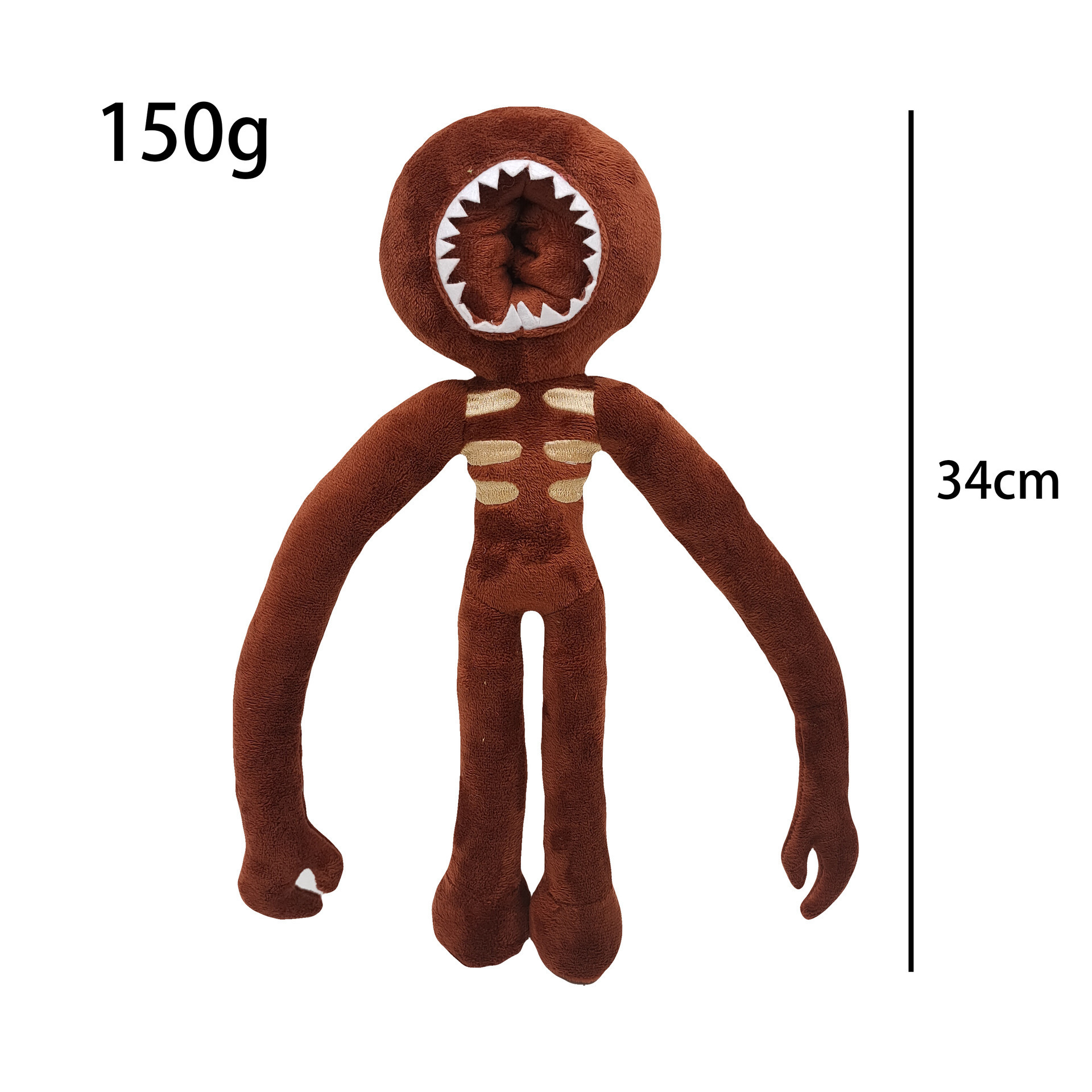 New Game Figure Doors Plushie Toy Creative Doors Roblo Horror Stuffed Dolls Cartoon Doors Plush Brown Scary Toys