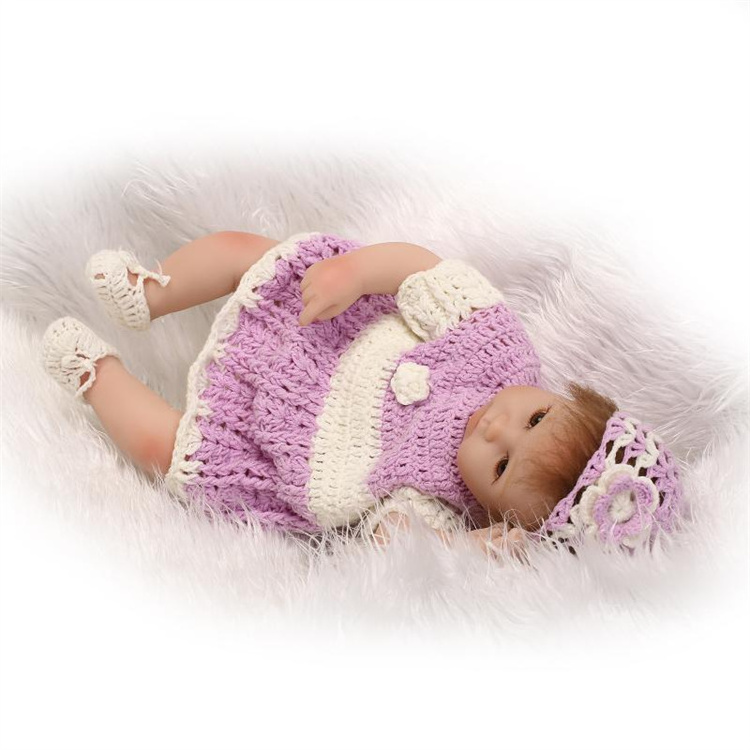 Hot selling Newborn Reborn Baby Dolls Silicone Cute Soft Babies Doll For Girls Princess Kid Fashion Bebe Reborn Dolls baby toys