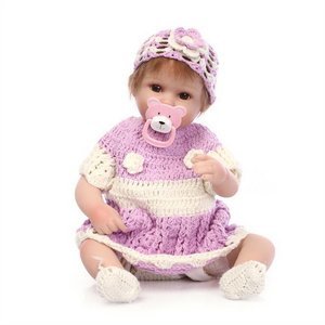 Hot selling Newborn Reborn Baby Dolls Silicone Cute Soft Babies Doll For Girls Princess Kid Fashion Bebe Reborn Dolls baby toys