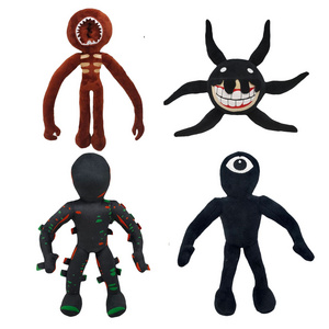 New Game Figure Doors Plushie Toy Creative Doors Roblo Horror Stuffed Dolls Cartoon Doors Plush Brown Scary Toys