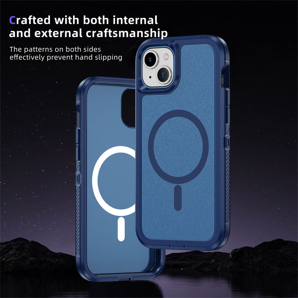 Rugged Armor Guard Shockproof Phone Case For Google Pixel 8A 8 9 Pro Magnetic Wireless Charger Plastic Cover