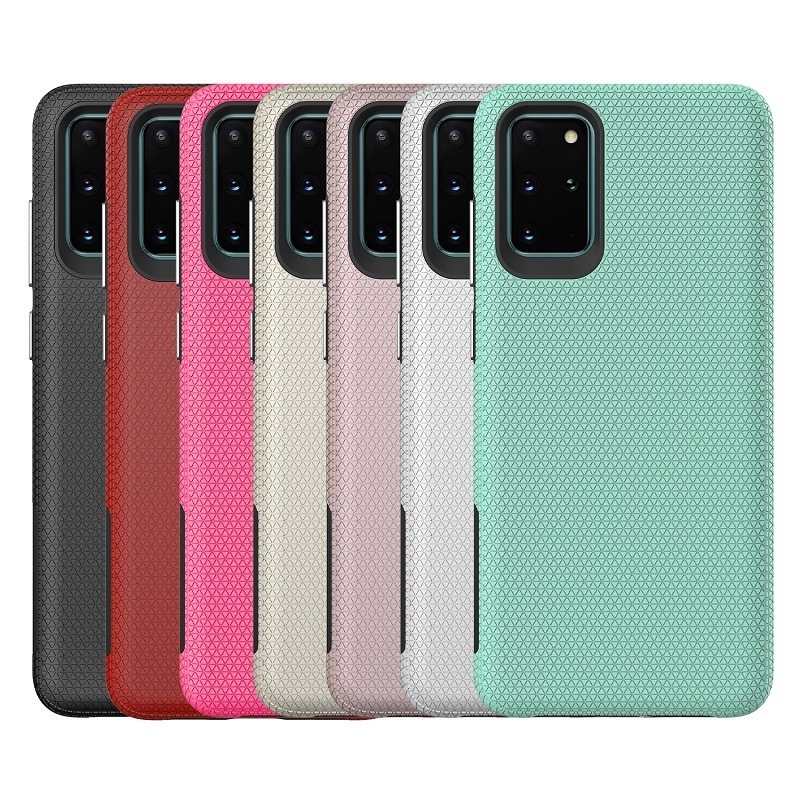 Unique Rigid Triangle Texture Hybrid Rugged PC TPU Shockproof Phone Case For Samsung A24 A34 A54 A04 A23 A73 A53 A33 A22 A32 A14