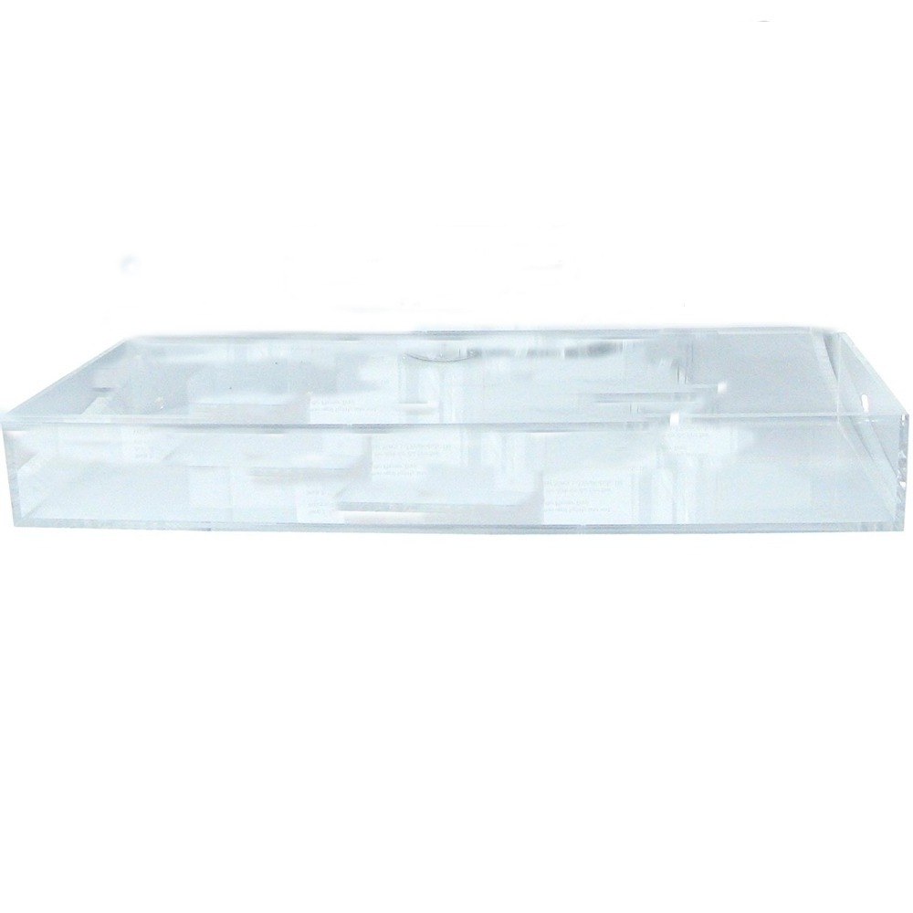 New Custom Clear Flower Pot Tray Acrylic Drip Planter Tray for Herb Gardens