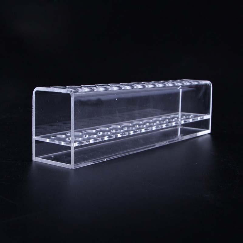 Custom Clear Acrylic Pen Stand Transparent Display for Lipstick Brush Holder Pencil Shelf Rack