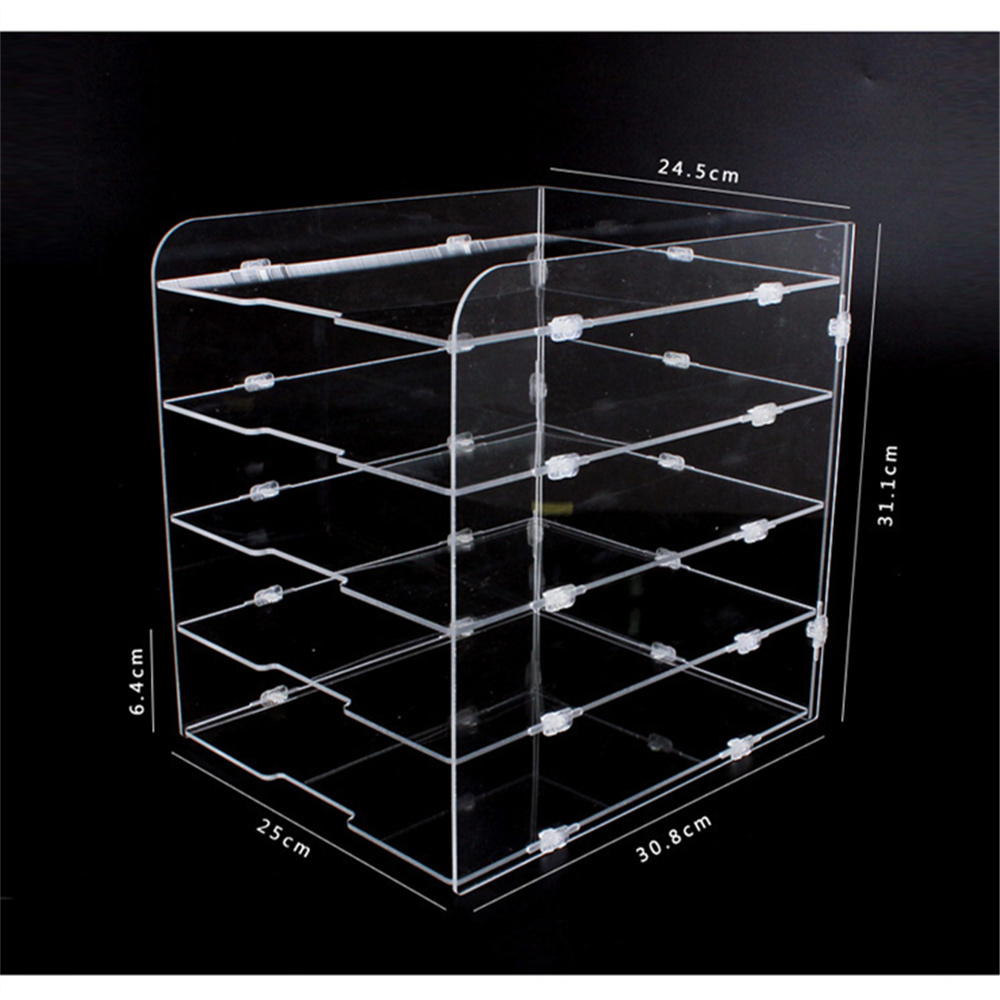 Desk Paper Organizer Tray Acrylic File Storage Organizer Desktop Letter Tray Office Desk Accessories Organizers