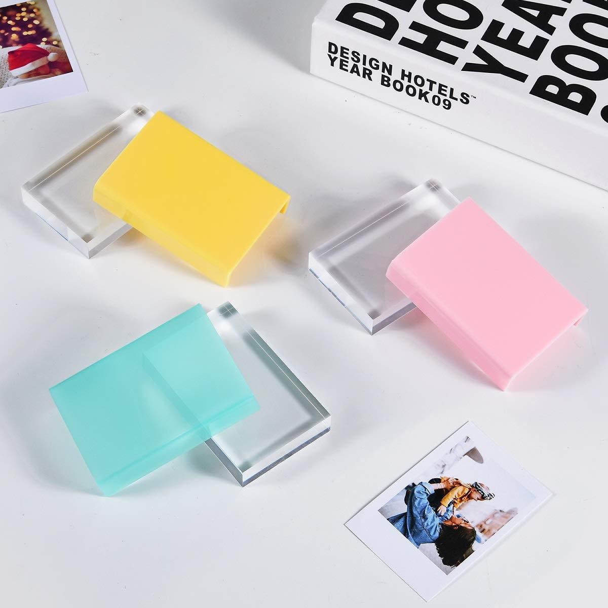 Hot Sale 2x3 Instax Fujifilm Mini Photo Frames Polaroid Instant Mini Acrylic Picture Frames For Desktop Photo Display