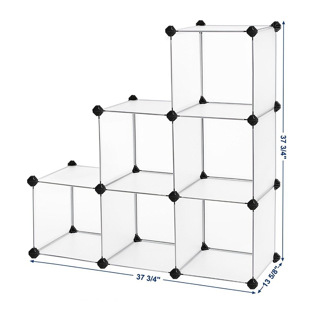 Modern Design Factory Price Space-saving DIY Closet Cabinet Chests Box Acrylic Cube Storage Organizer