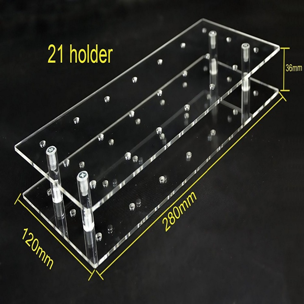 Wholesale Custom Clear Plastic Board Base Shelf Acrylic Cake Pop Display Stand Lollipop Stand Holder for Party Decoration