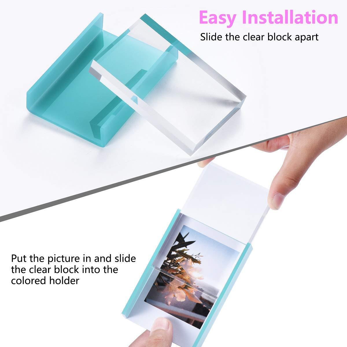 Hot Sale 2x3 Instax Fujifilm Mini Photo Frames Polaroid Instant Mini Acrylic Picture Frames For Desktop Photo Display