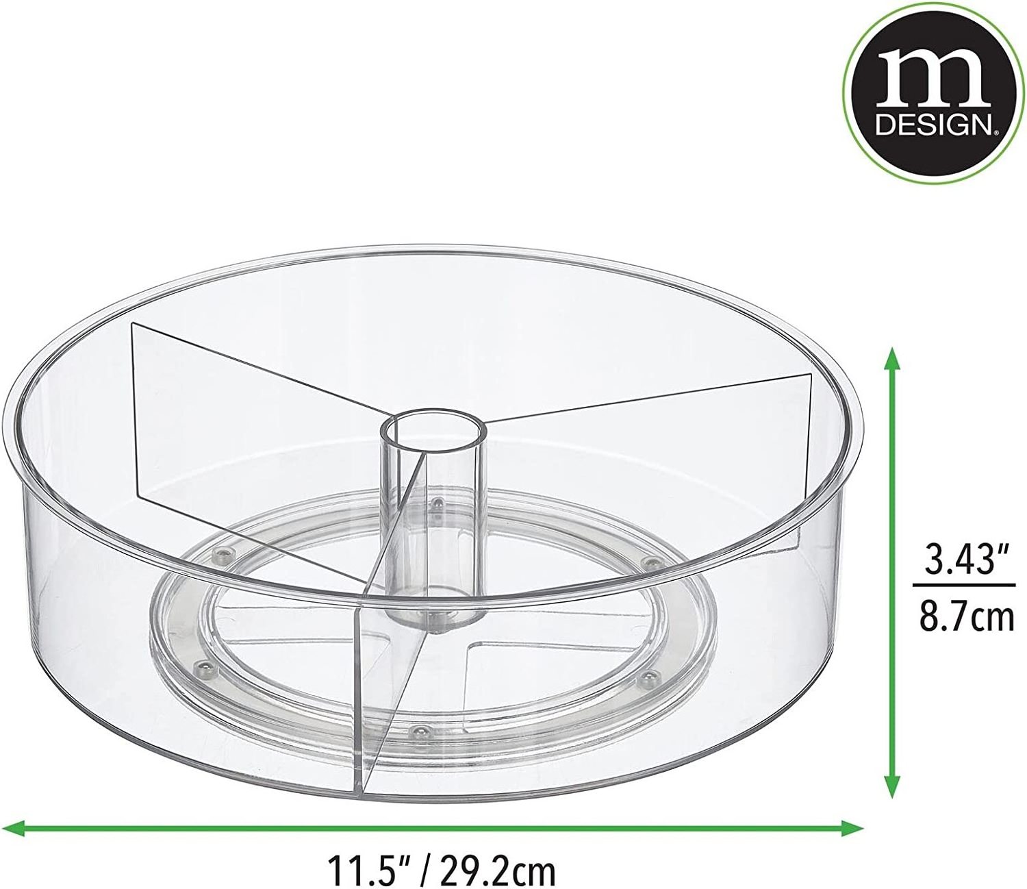 Wholesale Customized 2 Tier Lazy Susan 360 Turntable Kitchen Spice Rack Organizer