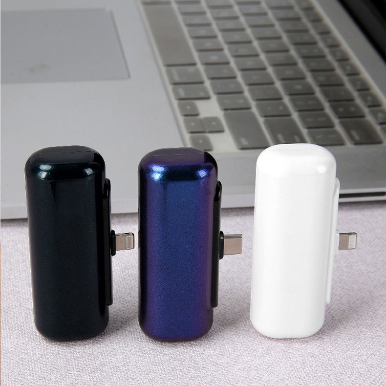 Trending Pocket Wireless Fast Charging Vr Power Bank Kc Capsule Emergency Charging Mini Compact 4500 Mah Capsule Power Bank