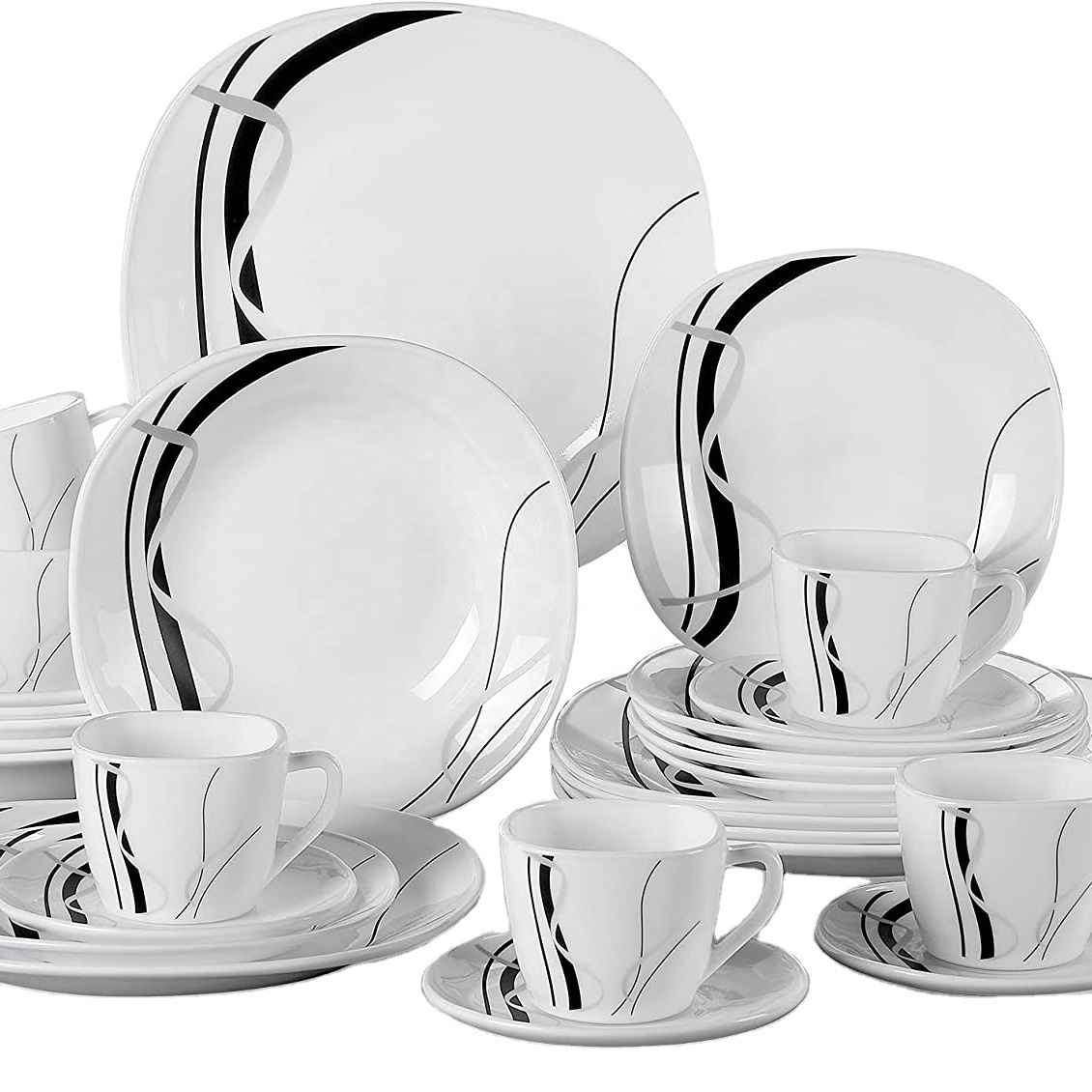 China Factory  30pcs Porcelain dinner table set/dinnerware set for 6