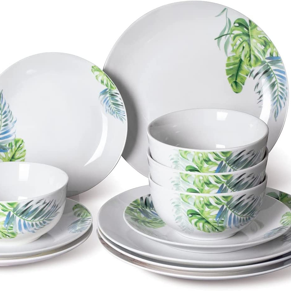 Porcelain 16pcs crockery sets dinnerwares / dinnerware sets service  for 4