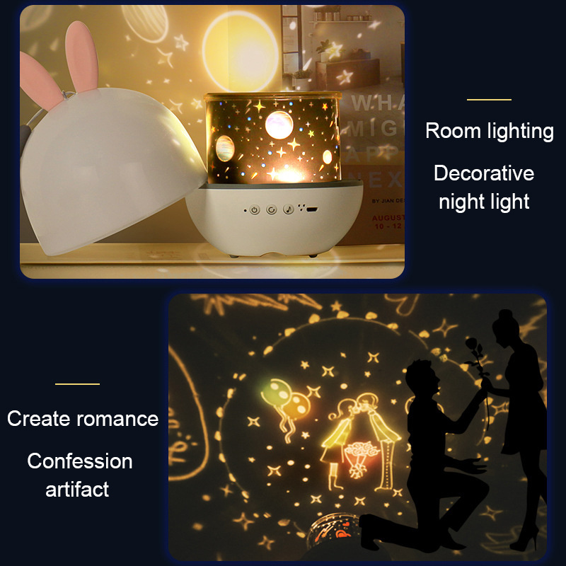 Factory custom cheap led projector night light Musical Projection For Wall Ceiling Baby Room Lighting Elf Star Projector lamp