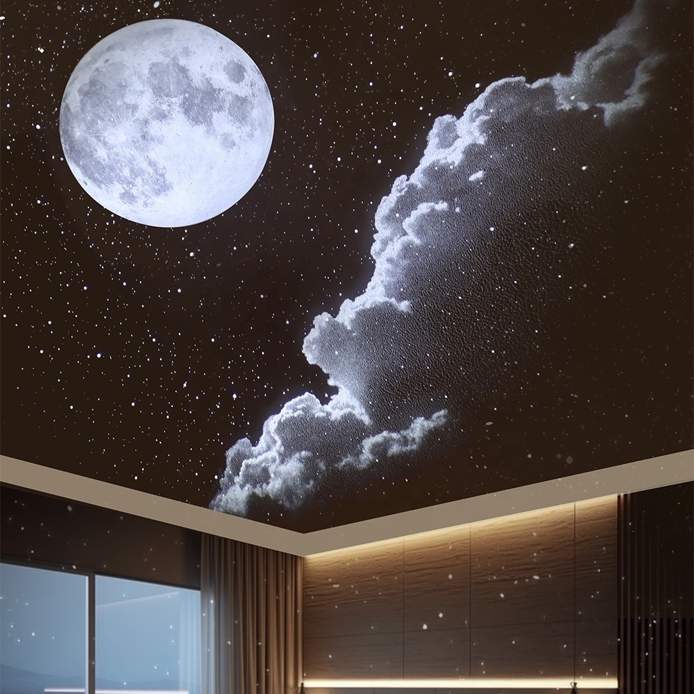 New HD Star Projector Saturn Earth Stars projection moon lamp Music Speaker Projection Lights For Bed Light Starry Night Lamp