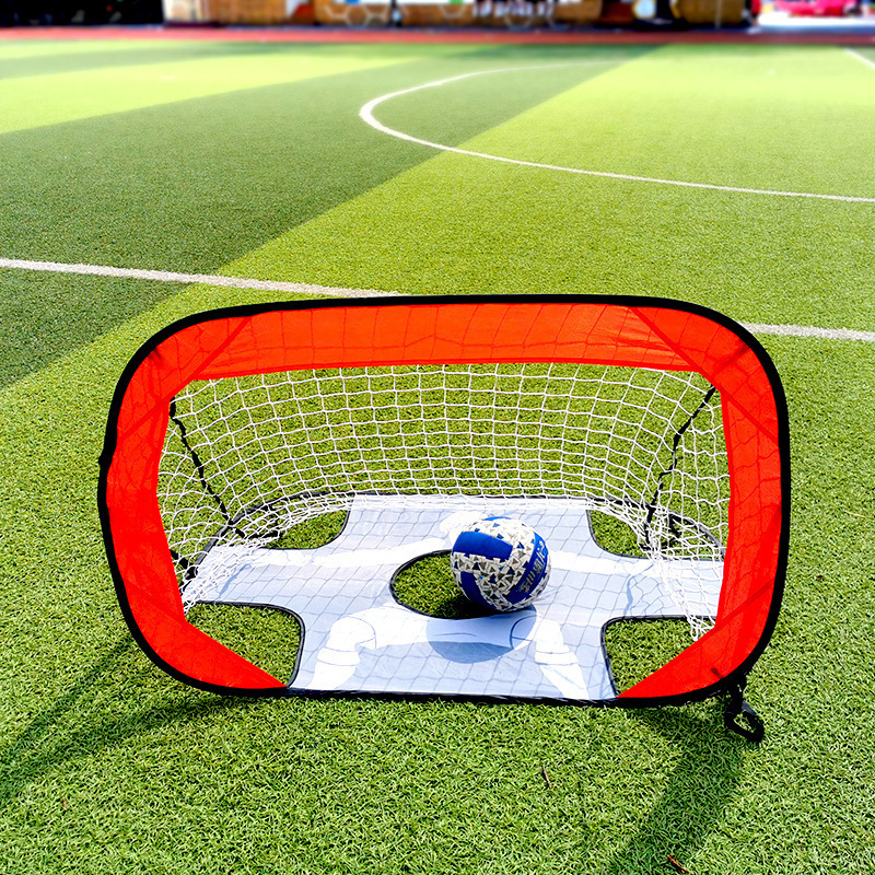 High Quality 2 In 1 Foldable Portable Soccer Net Pop Up Kids Soccer Goal Folding Soccer Goal For Backyard Beach