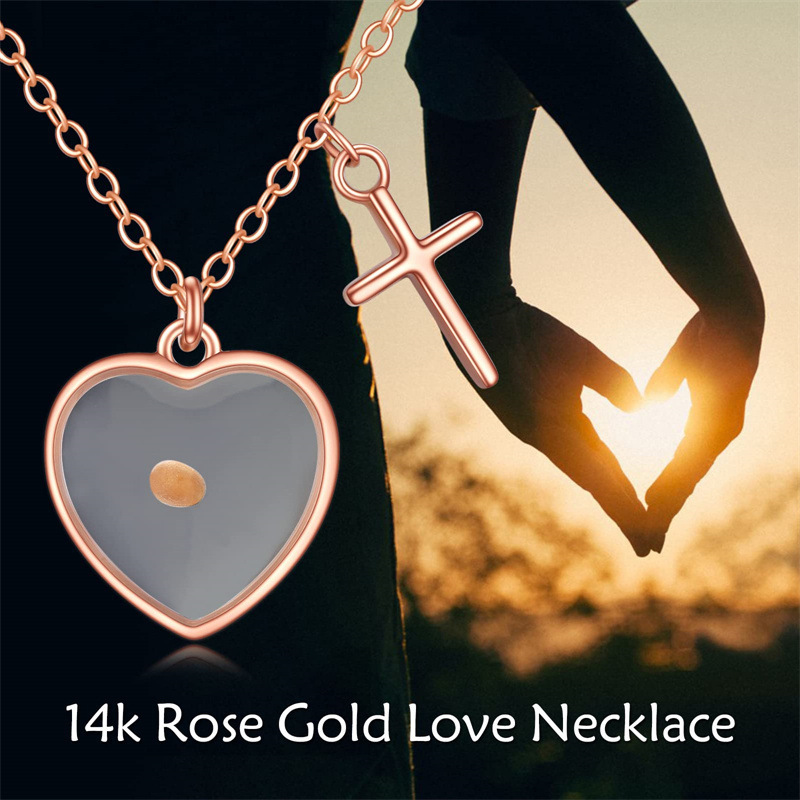 5 Designs Stainless Steel Heart Wing Czech Diamond Necklace Umbrella Moon Necklaces Women Waterproof Fashion Cute Jewelry 2024