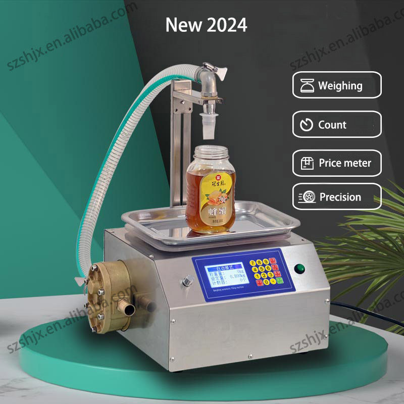 Weighing Filler Honey Sauce essential oil Vegetable glycerol perfume Oral liquid automatic filling machine