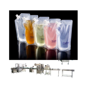 Fully Automatic liquid Sauce Spout Pouch Bag Food Beverage Filling Machine