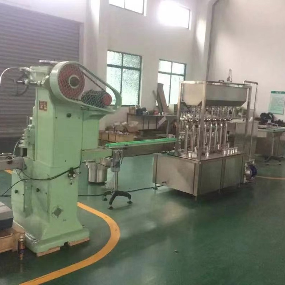 Automatic Aluminum Can Chili Ketchup Liquid Jam Sauce Filling Machine Canned Pet Food Production Line