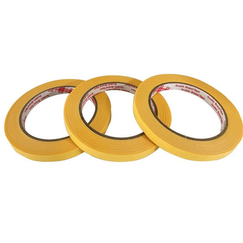 3m Masking Tape Gold High Temperature Resistant Textured Tape High Precision Painter Tape Size Customization