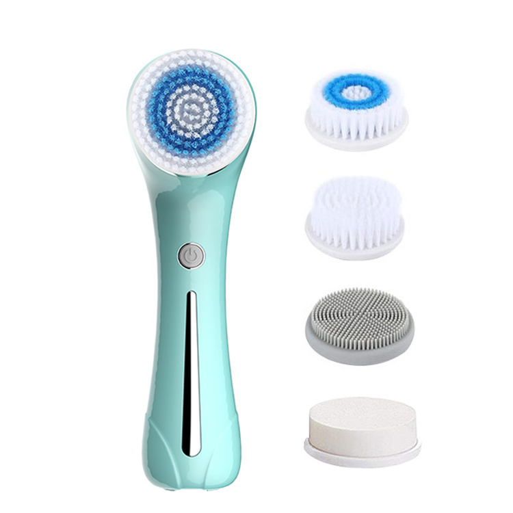 High Quality Spin 2In1 3 In 1 6 7 Face Washing Instrument Facial Cleansing Brush 2022