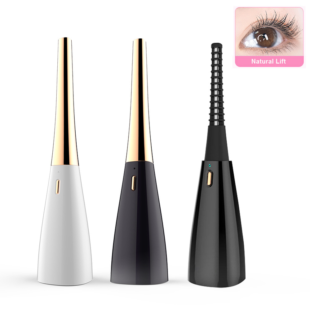 2023 New Style Makeup Tools Natural False Lashes Lifting USB Rechargeable Electric Heated Eyelash Curler