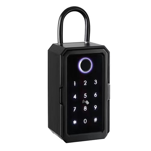 Tuya Digital Key Lock Box Weatherproof Outdoor Safe Wall Keybox Fingerprint IC Card Password Lock Home Smart Key Box