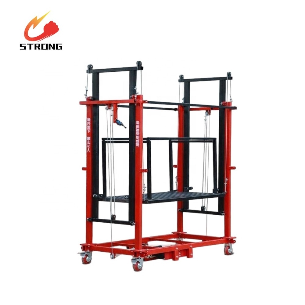 Made In China Electric Scaffold Lift Scissor Lift Electric Lifting Scaffold 2meters to 4 meters