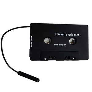 Retro In-Car Cassette Adapter Recorder Music Tape Style Renovation Version Car Audio Tape Online Player with MIC Audio Jacks