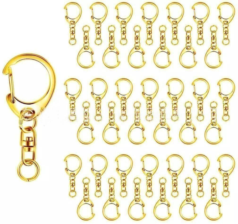 Wholesale Gold Nickel Plating Metal Keychain Split Key Ring With Hardware Accessories Key Chain Keyrings