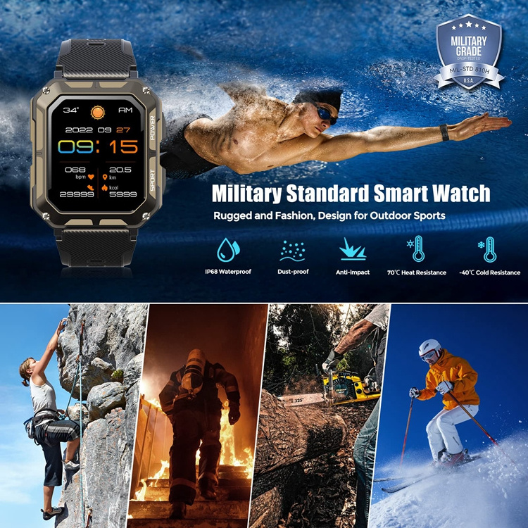 C22 C20 Pro Smartwatch Calling Ip68 Ce Rohs Smart Watch Sport Waterproof Smart Watch 2023 High Quality Smart Watches