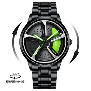 2023 3D Car Watch Rim Wristwatch Rim Watches Crash Brake Disc Instrument Panel Watches For Men