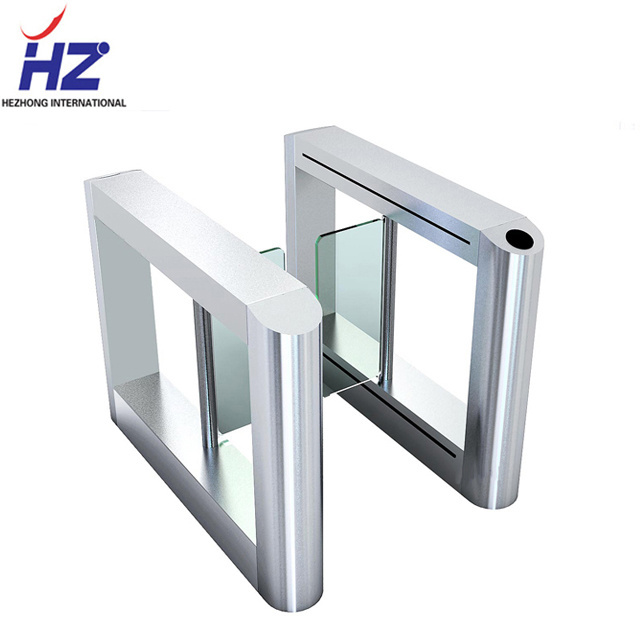 304 stainless steel Museum prison use square type bi directional turnstile mechanism swing gate turnstile